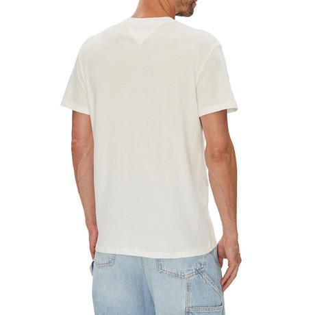 TOMMY JEANS DM0DM21780 - Ecru - T SHIRT - Image 2