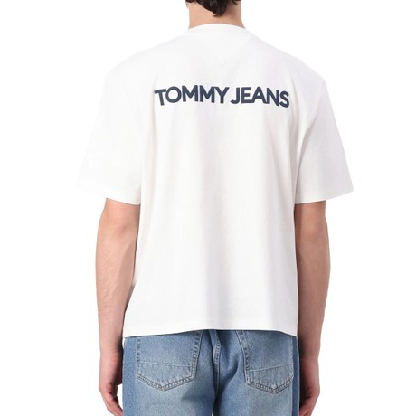 TOMMY JEANS DM0DM21785 - WHITE - T SHIRT - Image 2
