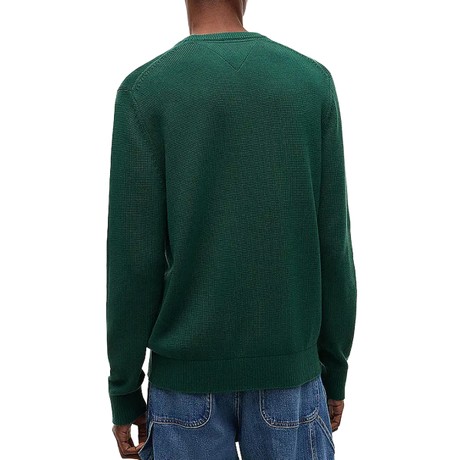 Pulls Tommy Jeans velvet green &mdash; photo 2