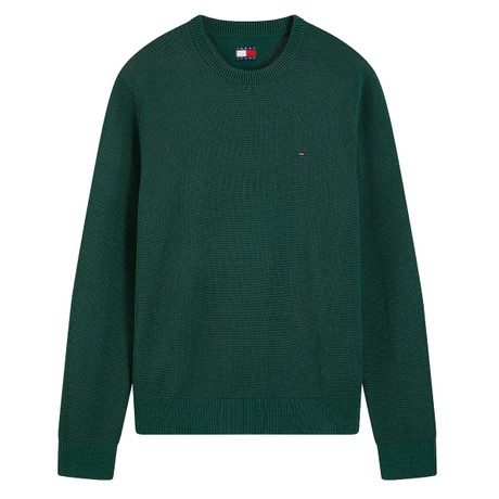 Pulls Tommy Jeans velvet green &mdash; photo 3