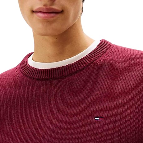 TOMMY JEANS DM0DM21787 - Red Wine - JERSEYS - Image 2