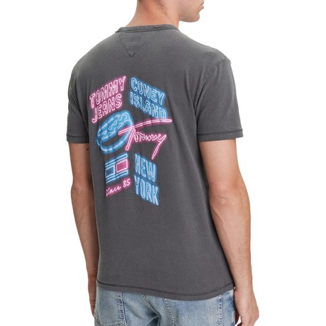 TOMMY JEANS DM0DM21829 - BLACK - T SHIRT - Image 2