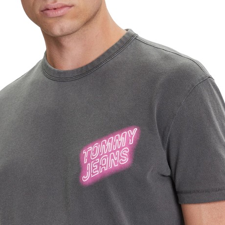 TOMMY JEANS DM0DM21829 - BLACK - T SHIRT - Image 3