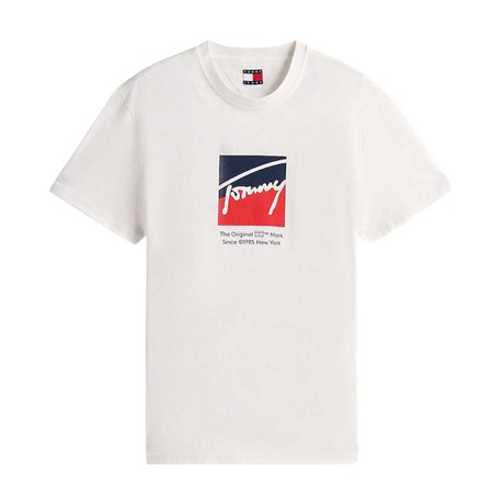 TOMMY JEANS DM0DM21940 - Ecru - T SHIRT - Image 3