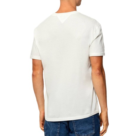 T-Shirt Tommy Jeans ecru &mdash; zdjęcia 2