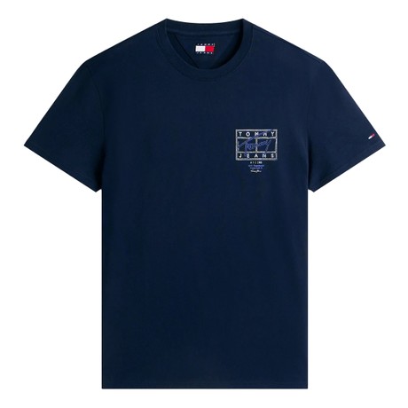 TOMMY JEANS DM0DM22319 - Dark Night Navy - MARŠKINĖLIAI - Image 3