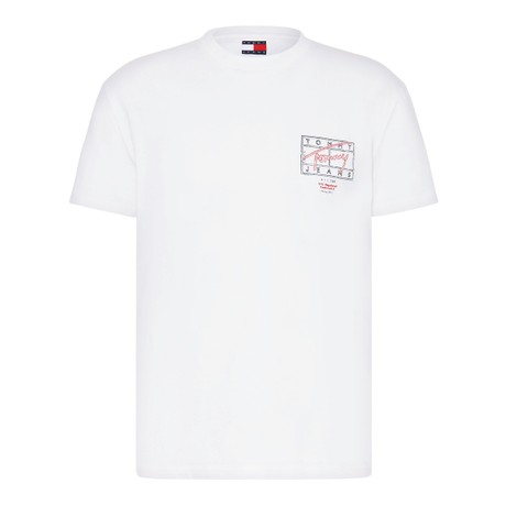 TOMMY JEANS DM0DM22319 - Ecru - T SHIRT - Image 3