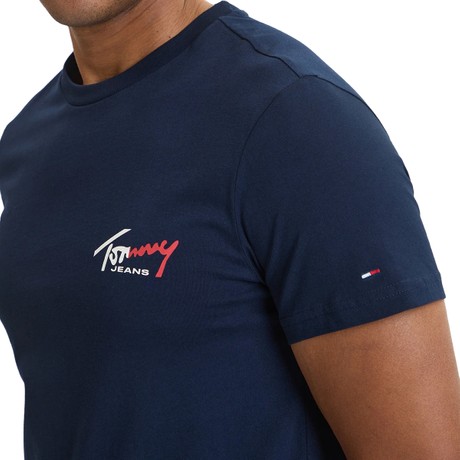 TOMMY JEANS DM0DM22538 - Dark Night Navy - ФУТБОЛКА - Image 3