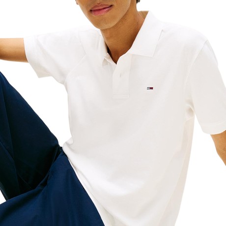 TOMMY JEANS DM0DM22711 - Ecru - POLO SHIRTS - Image 3