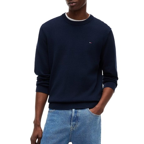 TOMMY JEANS DM0DM22853 - Dark Night Navy - JERSEYS