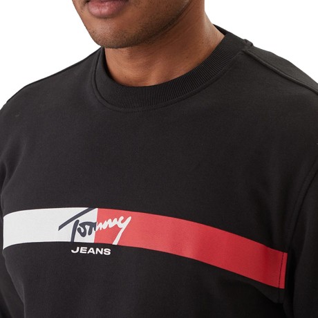 TOMMY JEANS DM0DM23019 - Black - SWEATSHIRTS - Image 3