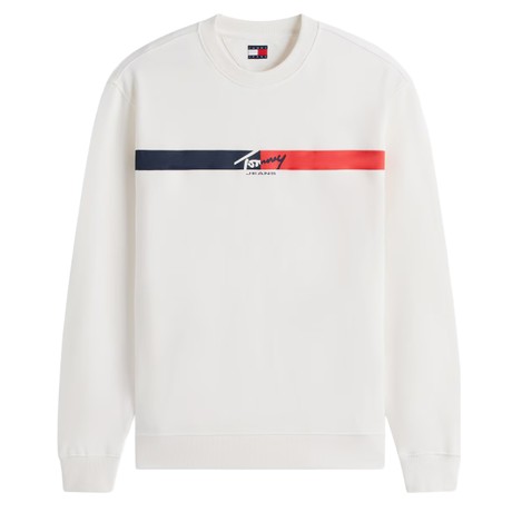 TOMMY JEANS DM0DM23019 - Ecru - SWEATSHIRTS - Image 3