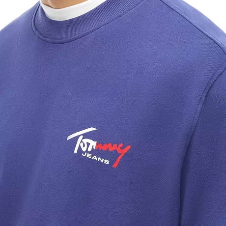 TOMMY JEANS DM0DM23116 - Blue Storm - PULÓVEREK - Image 3