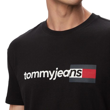 TOMMY JEANS DM0DM23406 - Black - T SHIRT - Image 3