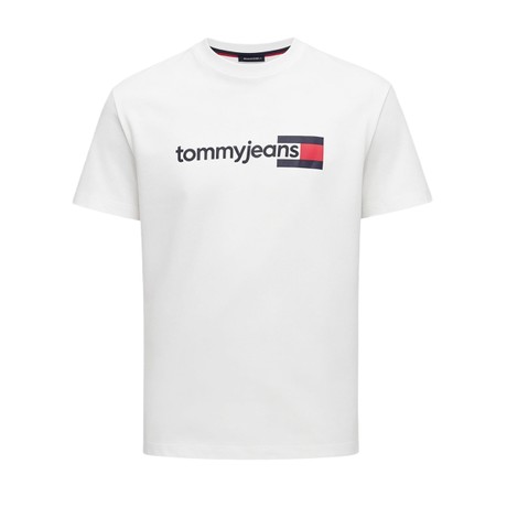 TOMMY JEANS DM0DM23406 - Ecru - T SHIRT - Image 3