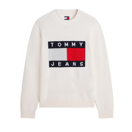 TOMMY JEANS DM0DM23413 - Ancient White - JERSEYS - Image 3