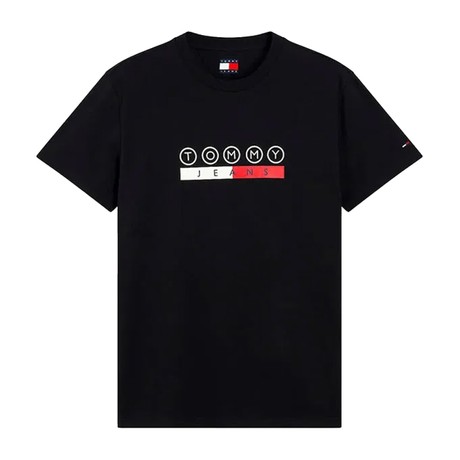 Marškinėliai Tommy Jeans black &mdash; fot 3