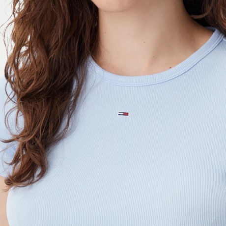 TOMMY JEANS DW0DW17383 - BLUE - T SHIRT - Image 3