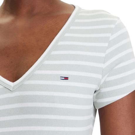 TOMMY JEANS DW0DW17385 - GREEN - T SHIRT - Image 3