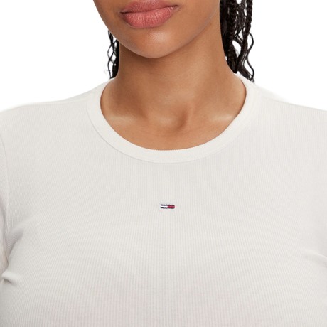 Tričko Tommy Jeans ecru &mdash; fot 3