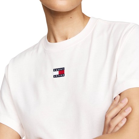 TOMMY JEANS DW0DW17391 - WHITE - MARŠKINĖLIAI - Image 3