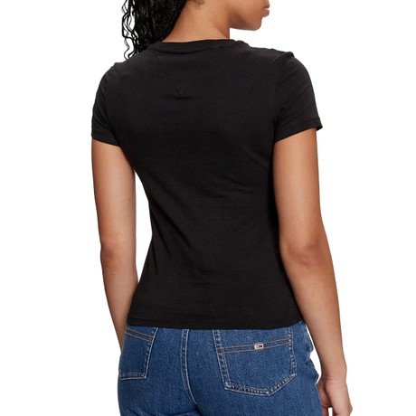 TOMMY JEANS DW0DW18398 - Black 1 - TRICOU - Image 2