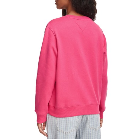 Swetry Tommy Jeans bright cerise pink &mdash; zdjęcia 2