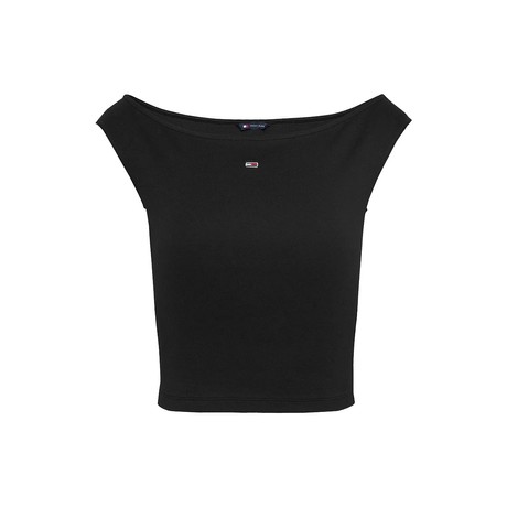 TOMMY JEANS DW0DW20234 - BLACK - TRICOU