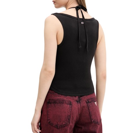 TOMMY JEANS DW0DW20325 - BLACK - MARŠKINĖLIAI - Image 2