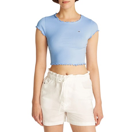 TOMMY JEANS DW0DW20623 - Sweet Blue - CAMISETA