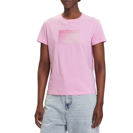 TOMMY JEANS DW0DW20905 - PINK - T SHIRT