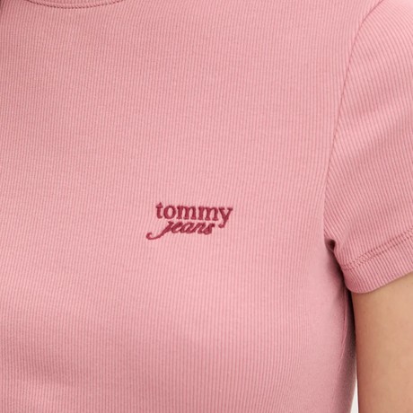 TOMMY JEANS DW0DW20910 - Tahiti Berry - T SHIRT - Image 3