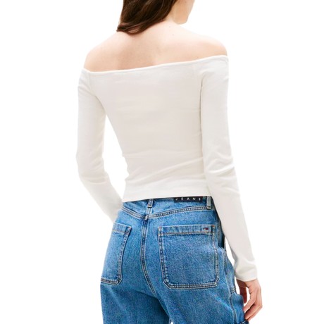 TOMMY JEANS DW0DW20919 - WHITE - T-SHIRT - Image 2