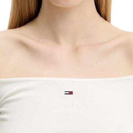 T-shirt Tommy Jeans ecru &mdash; foto 2