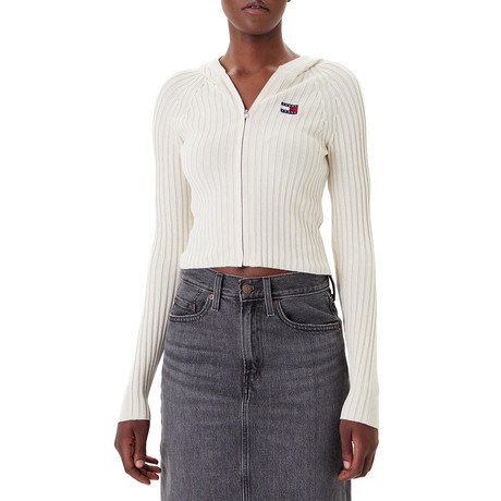 TOMMY JEANS DW0DW20974 - Ecru - JERSEYS