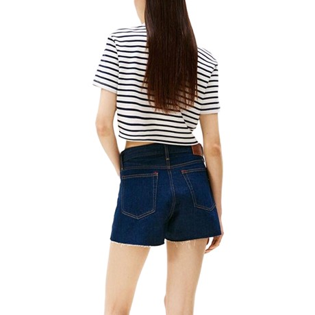 TOMMY JEANS DW0DW21363 - Ecru / Navy Stripe - МУЖСКИЕ СПОРТИВНЫЕ РУБАШКИ С КОРОТКИМИ РУКАВАМИ - Image 2
