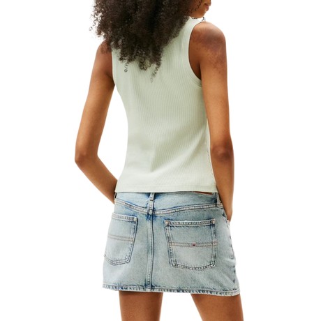 TOMMY JEANS DW0DW21369 - GREEN - MARŠKINĖLIAI - Image 3