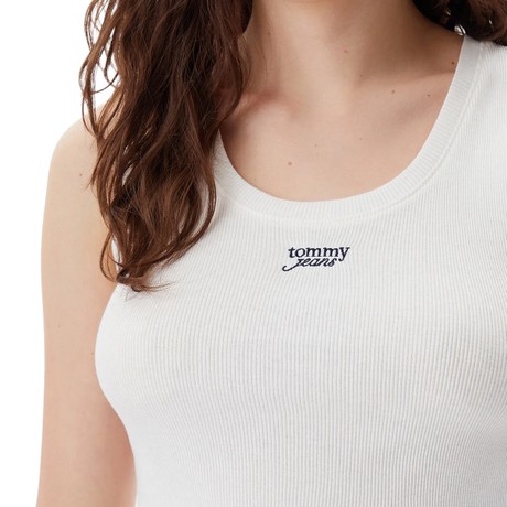 TOMMY JEANS DW0DW21369 - WHITE - MARŠKINĖLIAI - Image 3