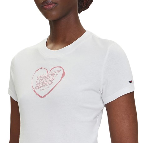T-shirt Tommy Jeans ecru &mdash; foto 3