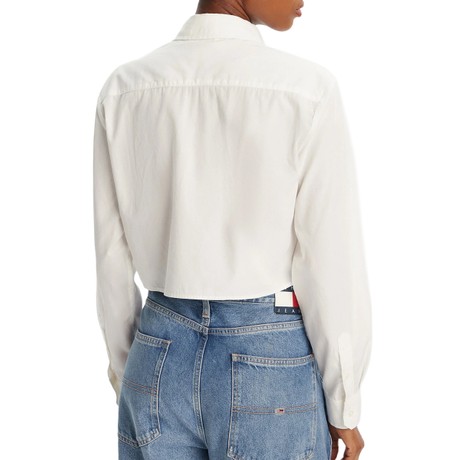 Koszule Tommy Jeans ecru &mdash; zdjęcia 2