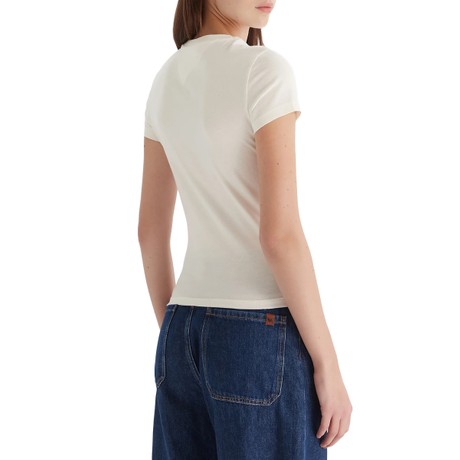 TOMMY JEANS DW0DW21550 - WHITE - T SHIRT - Image 2