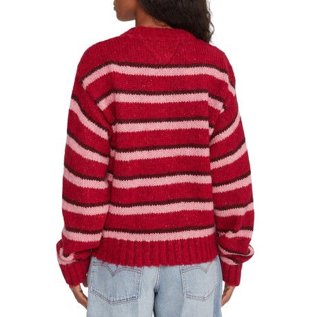 Jerseys Tommy Jeans ruby rhubarb / stripe &mdash; fot 2