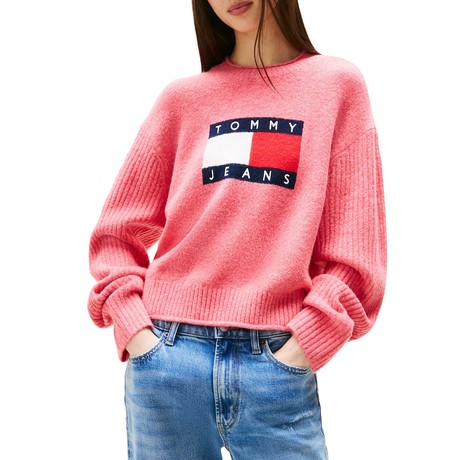 Jerseys Tommy Jeans vintage cerise htr &mdash; fot 1