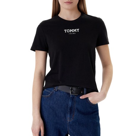 TOMMY JEANS DW0DW21842 - Black - T SHIRT