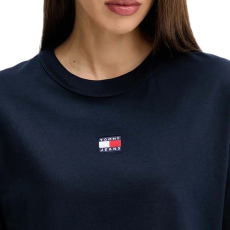 TOMMY JEANS DW0DW22202 - Dark Blue - MARŠKINĖLIAI - Image 3