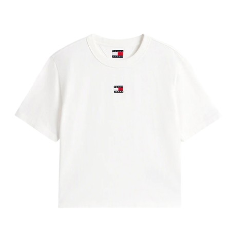 TOMMY JEANS DW0DW22202 - Ecru - MARŠKINĖLIAI - Image 3