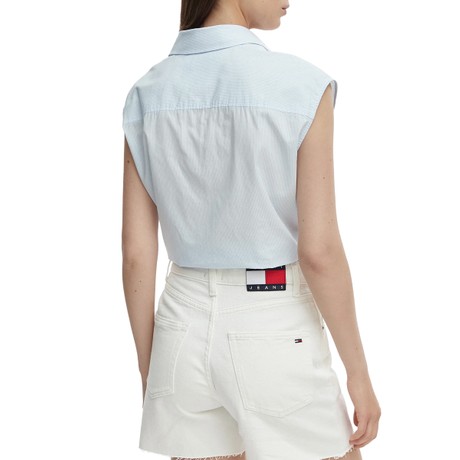 TOMMY JEANS DW0DW22212 - Light Powdery Blue / Stripe - РУБАШКИ - Image 2