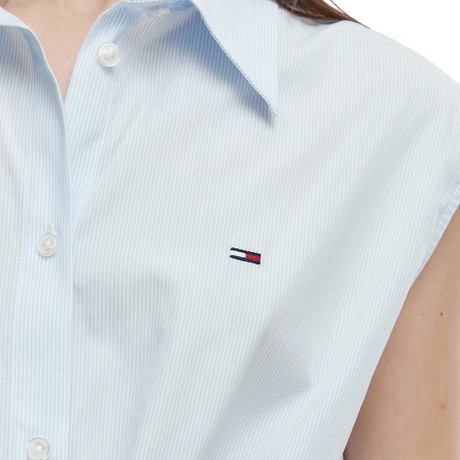 TOMMY JEANS DW0DW22212 - Light Powdery Blue / Stripe - РУБАШКИ - Image 3