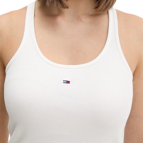 TOMMY JEANS DW0DW22264 - Ecru - HAUTS ET DÉBARDEURS - Image 3