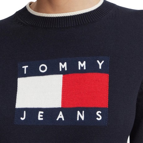 TOMMY JEANS DW0DW22316 - Dark Night Navy - PULLS - Image 3